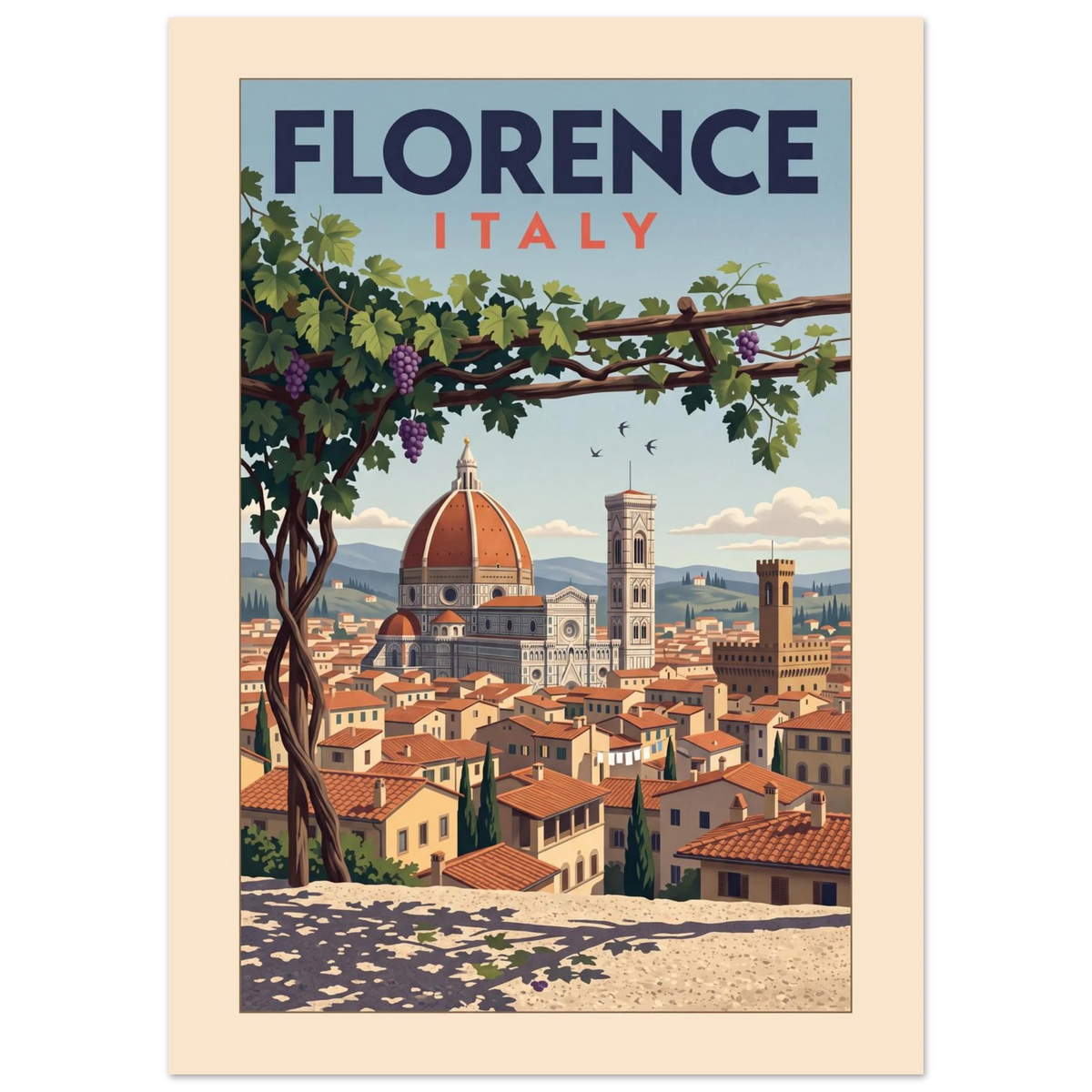 Florence — Italy poster