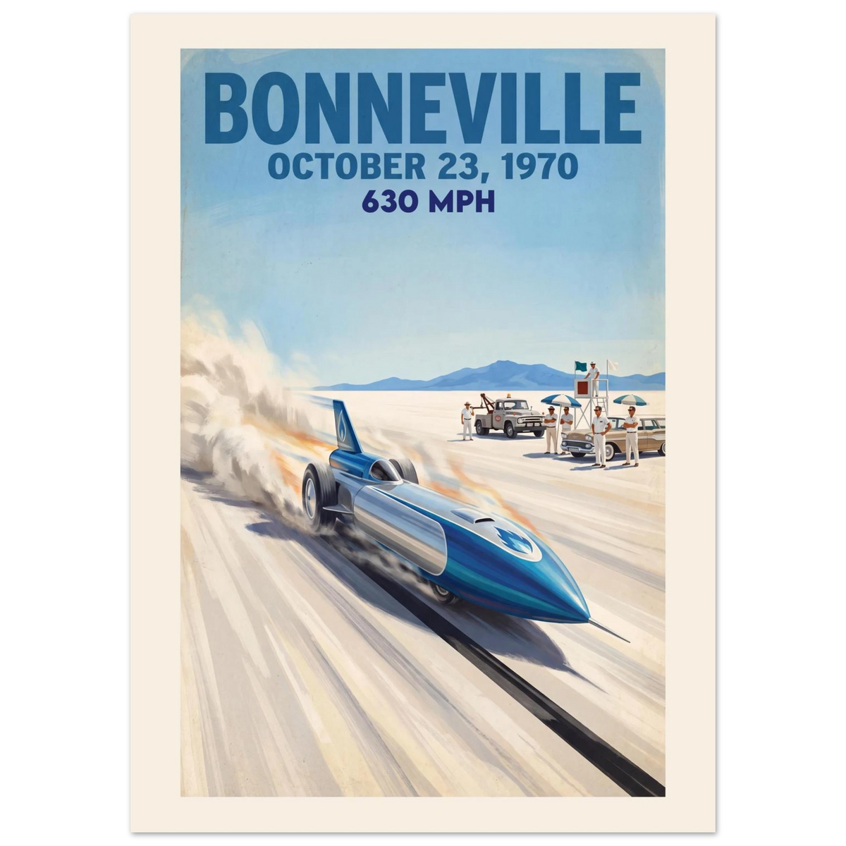 Bonneville 1970 — 630 MPH poster