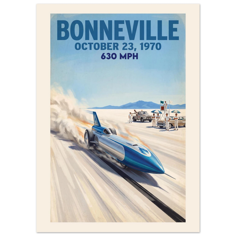 Bonneville 1970 — 630 MPH poster