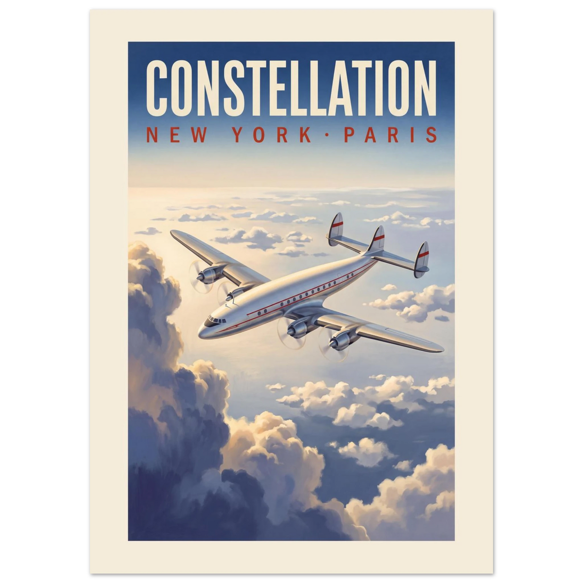 Constellation — New York Paris poster