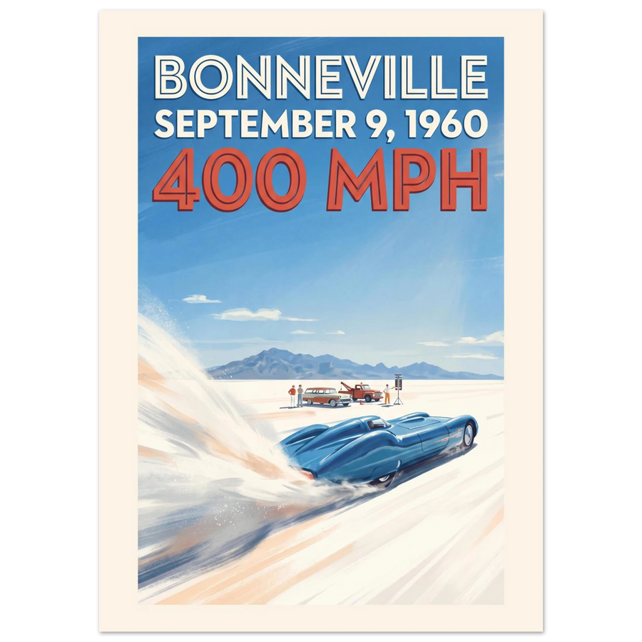 Bonneville 1960 — 400 MPH poster