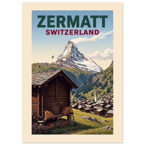 Zermatt — Matterhorn poster