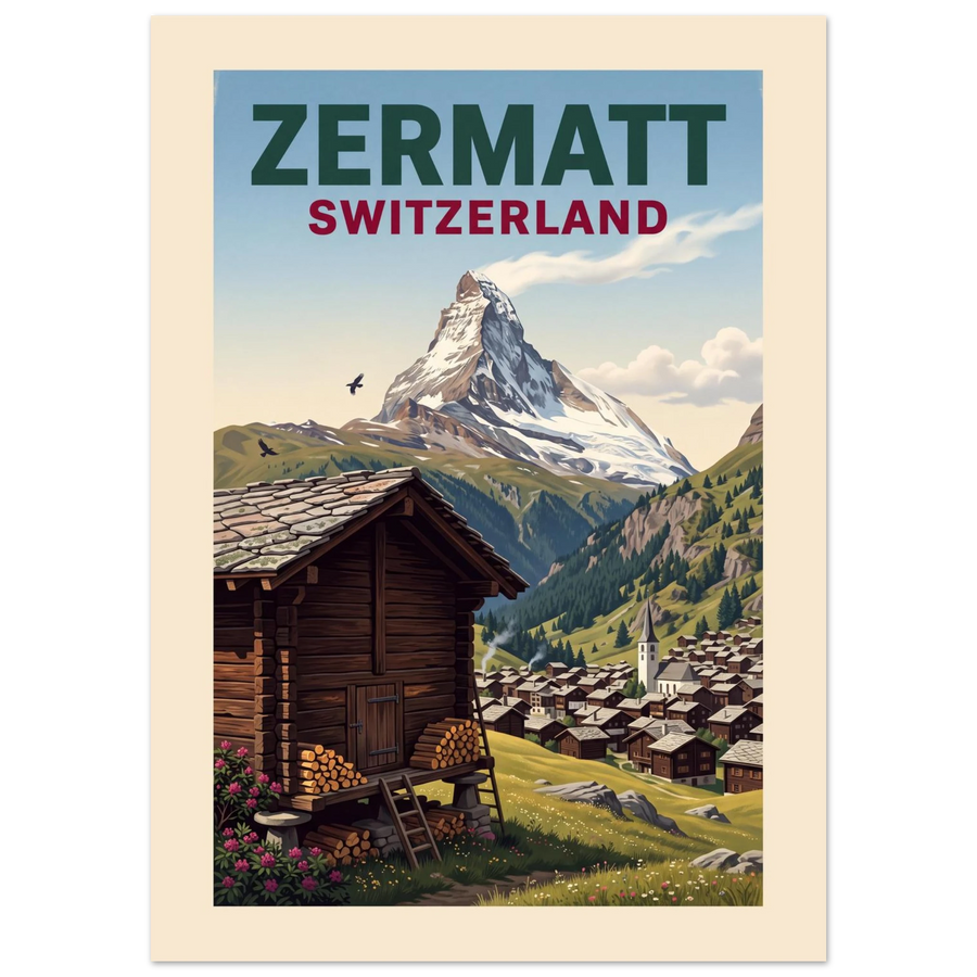 Zermatt — Matterhorn poster