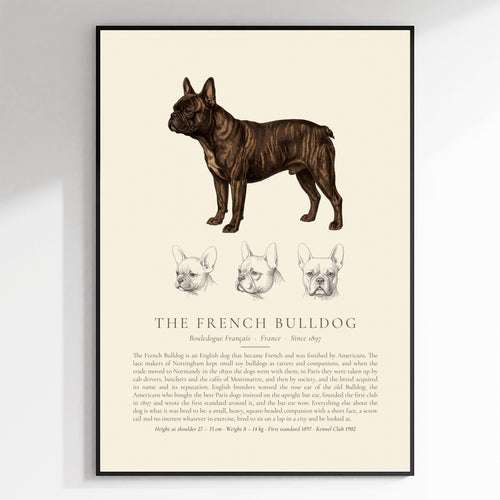 Brindle French Bulldog Plate - The Kennel Book