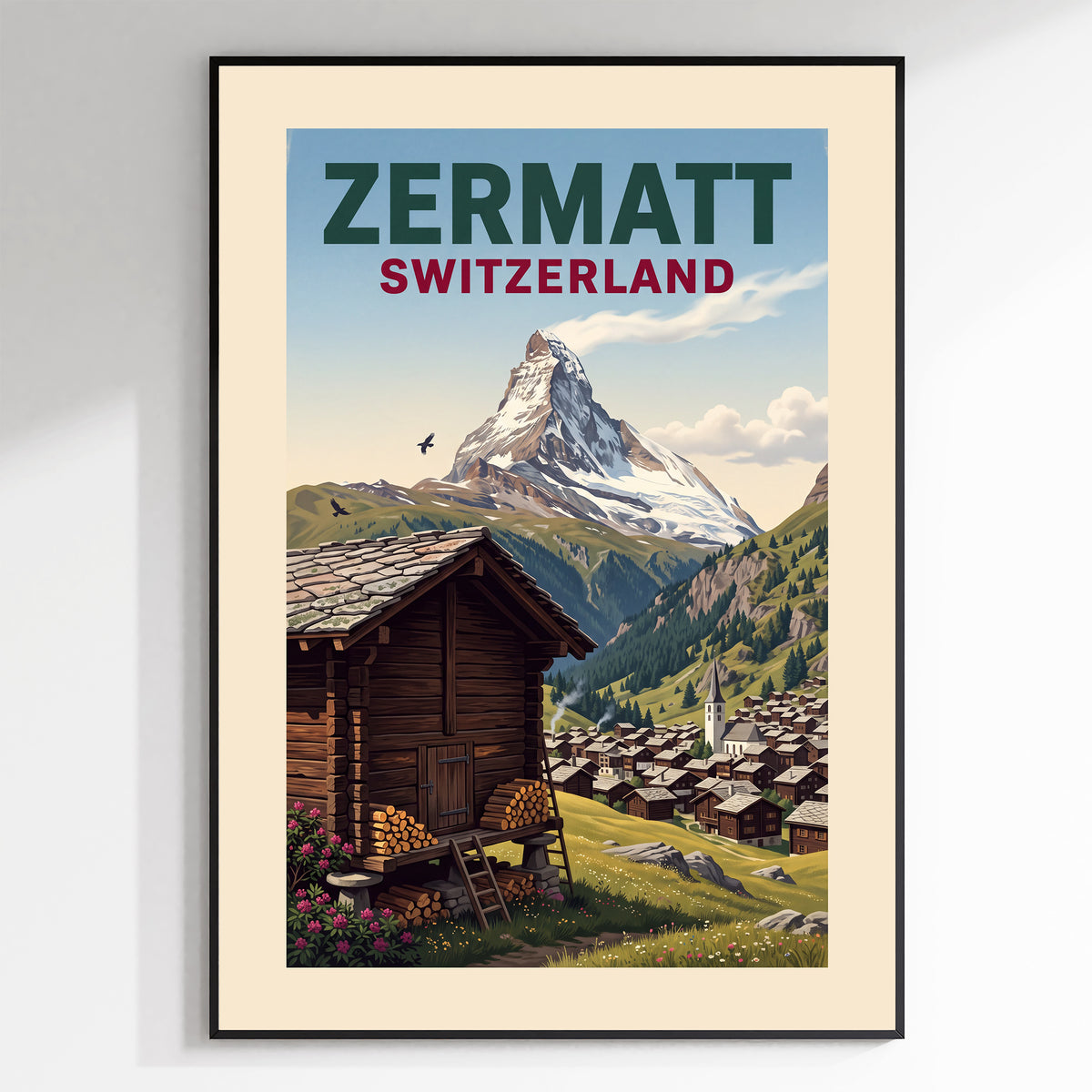 Zermatt — Matterhorn poster