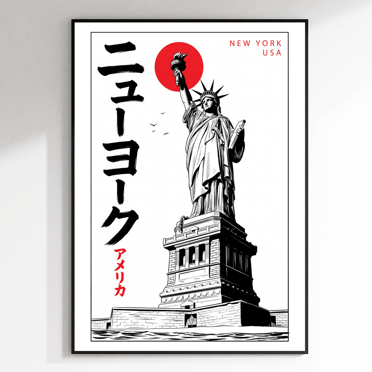 Statue of Liberty, New York - Manga Ink