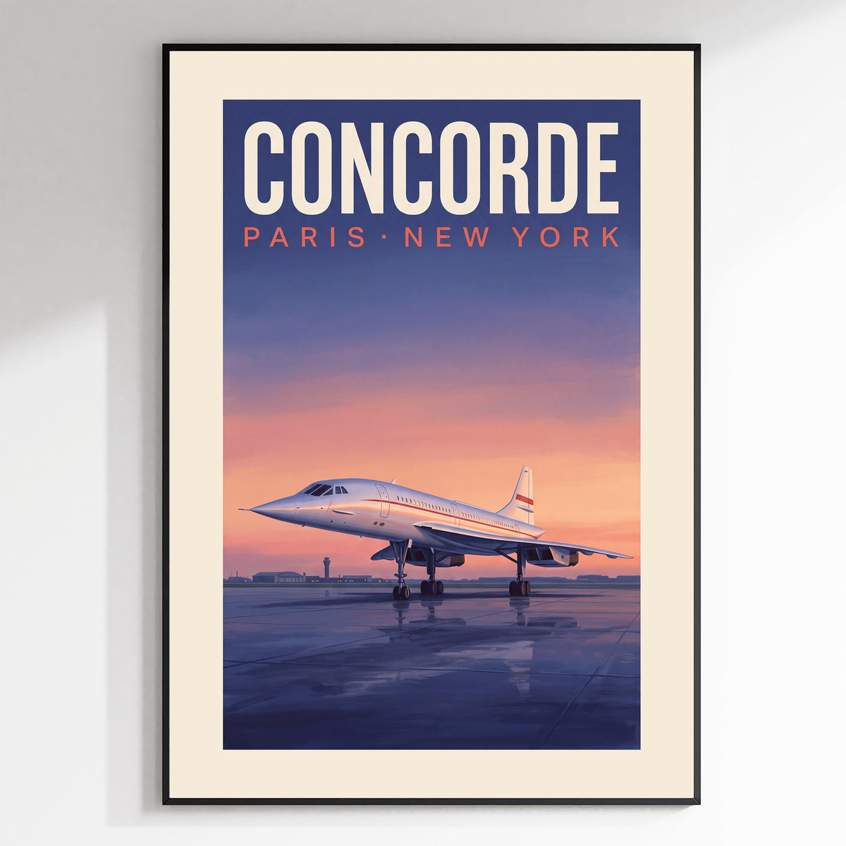 Concorde — Paris New York poster
