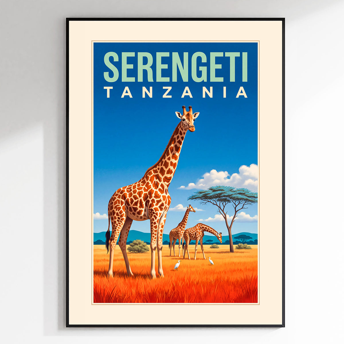 Serengeti — Tanzania poster