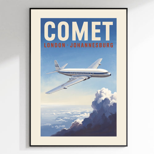 De Havilland Comet - Vintage Airline, London to Johannesburg, Lift Off