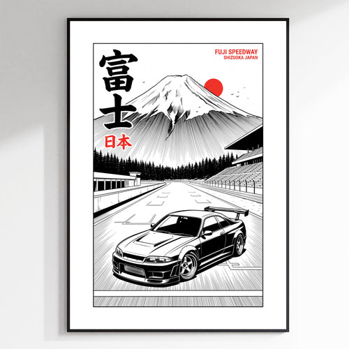 Fuji Speedway, Japan - JDM Manga Ink, Main Straight
