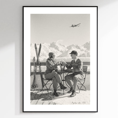 Apres Ski 1932 - Vintage Ski Photo Print