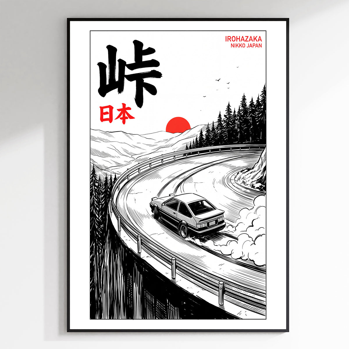 Irohazaka Touge, Nikko - JDM Manga Ink