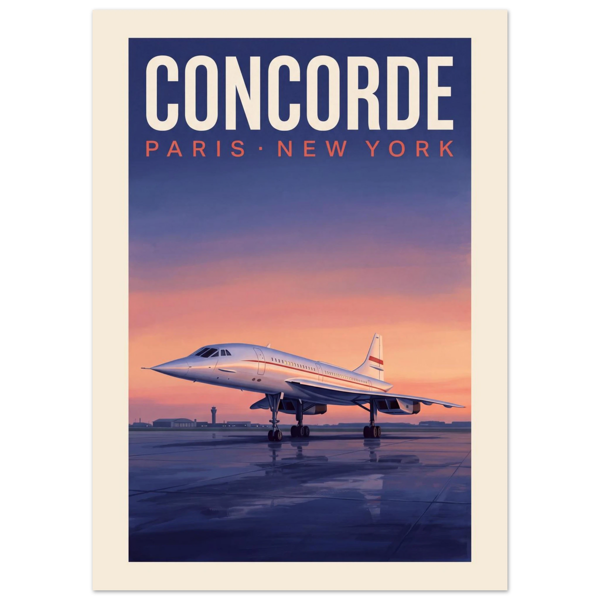 Concorde — Paris New York poster