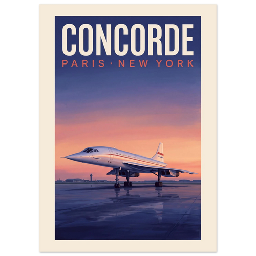 Concorde — Paris New York poster