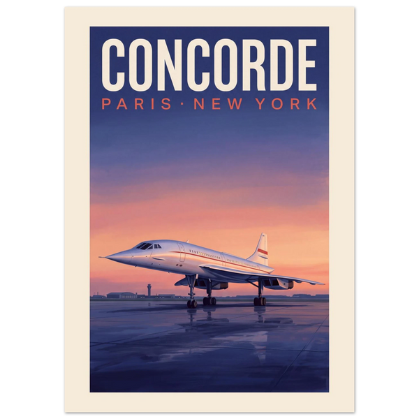 Concorde — Paris New York poster