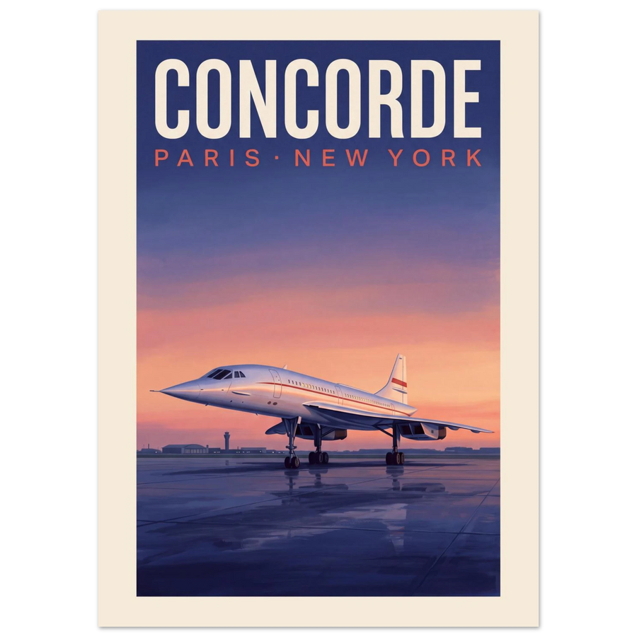 Concorde — Paris New York poster