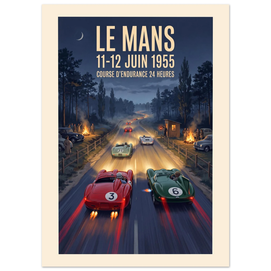 Le Mans 1955 — Sunset Chase poster