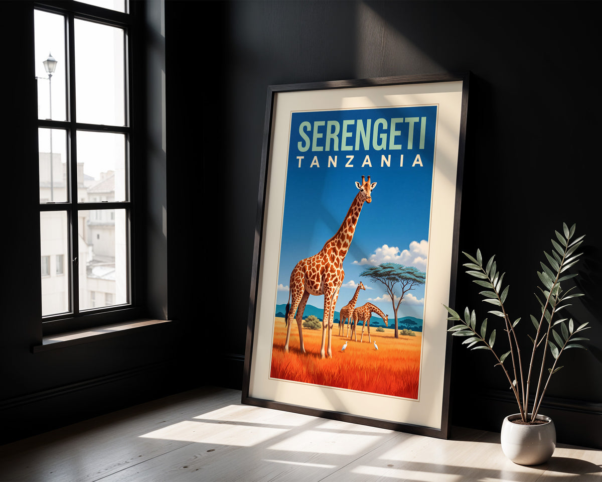 Serengeti — Tanzania poster