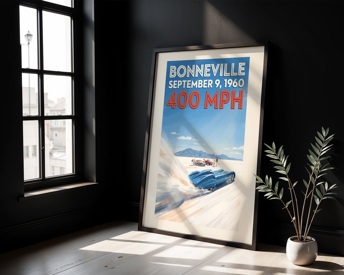 Bonneville 1960 — 400 MPH poster