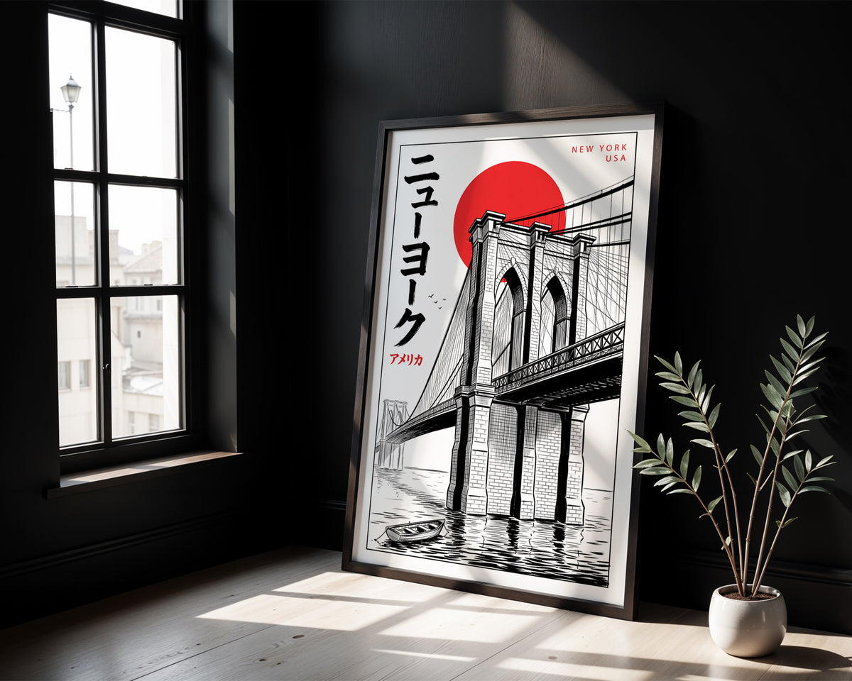 Brooklyn Bridge, New York - Manga Ink