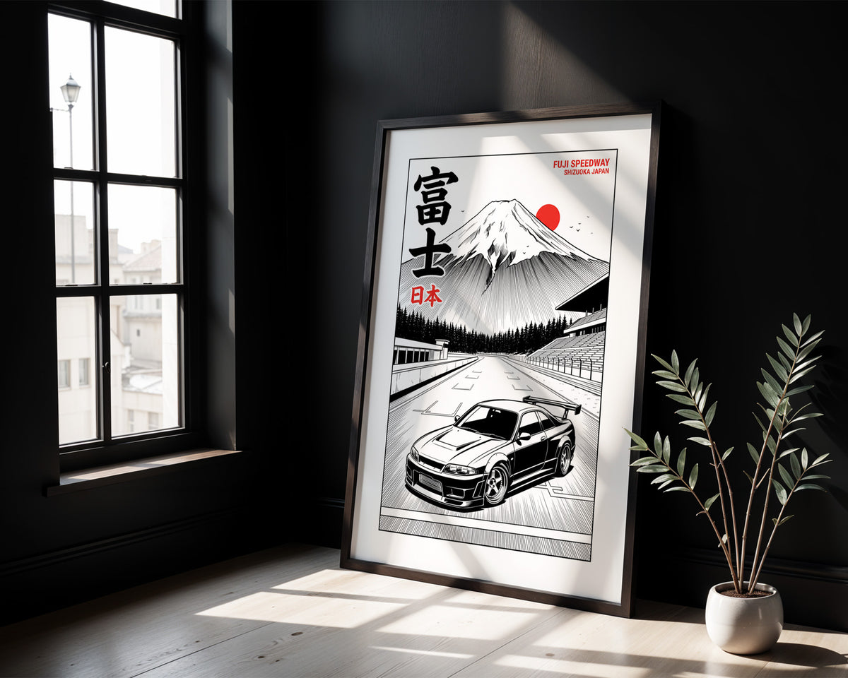 Fuji Speedway, Japan - JDM Manga Ink, Main Straight