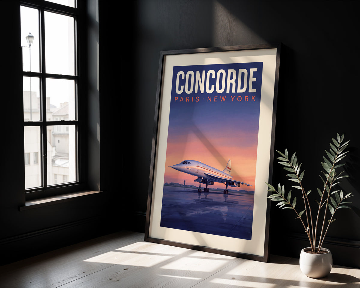Concorde — Paris New York poster