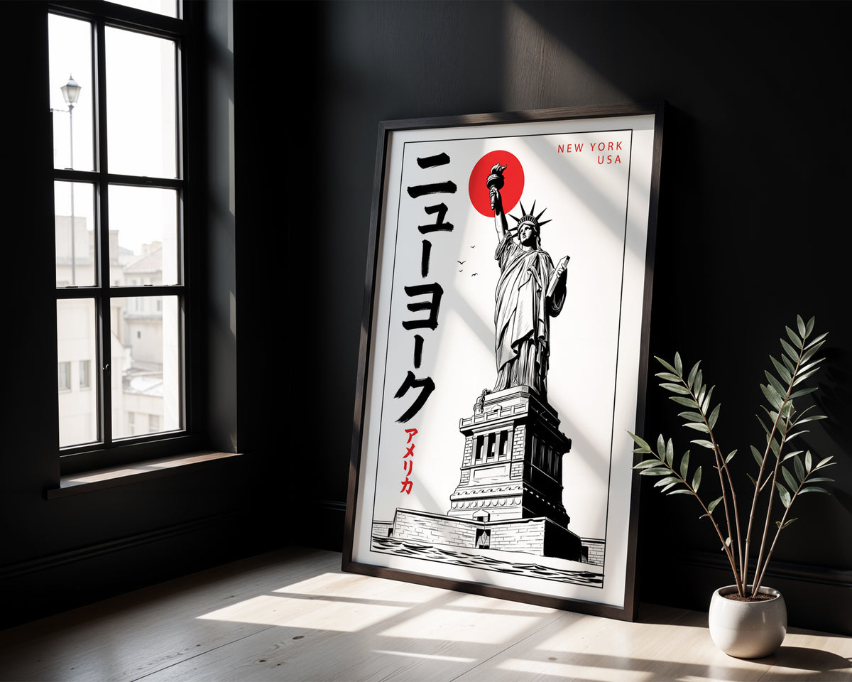 Statue of Liberty, New York - Manga Ink