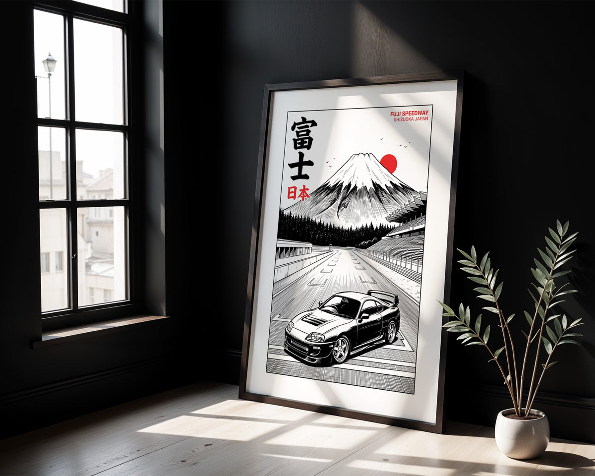 Fuji Speedway, Japan - JDM Manga Ink