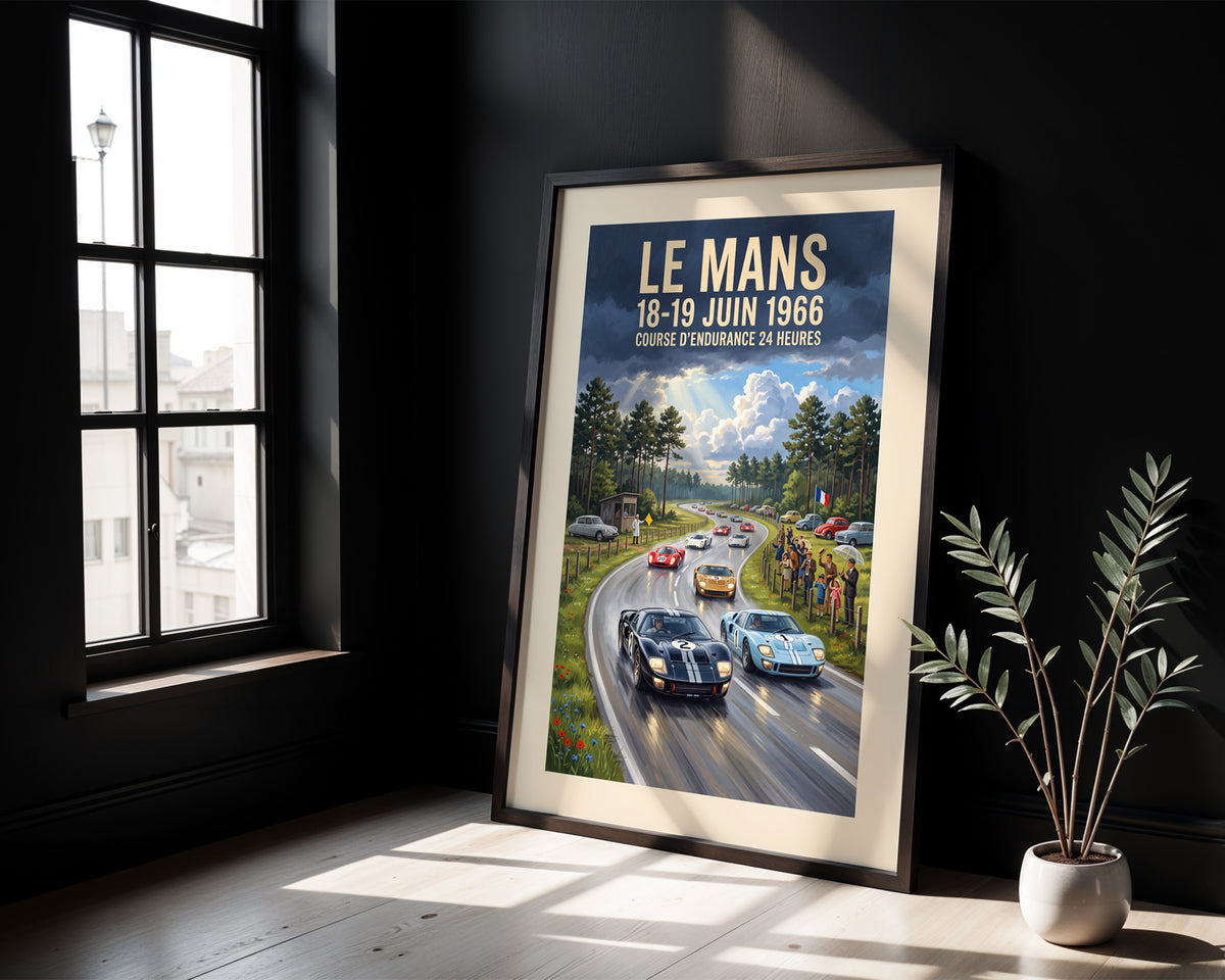 Le Mans 1966 — Daylight Curve poster