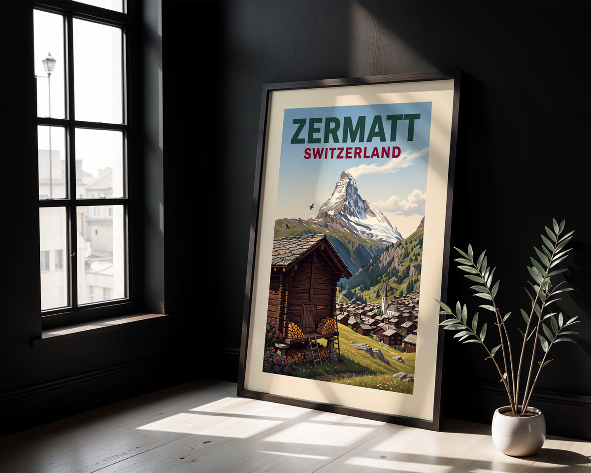 Zermatt — Matterhorn poster