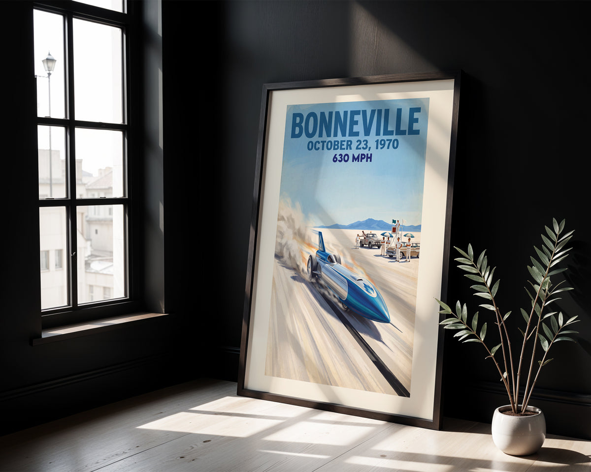Bonneville 1970 — 630 MPH poster