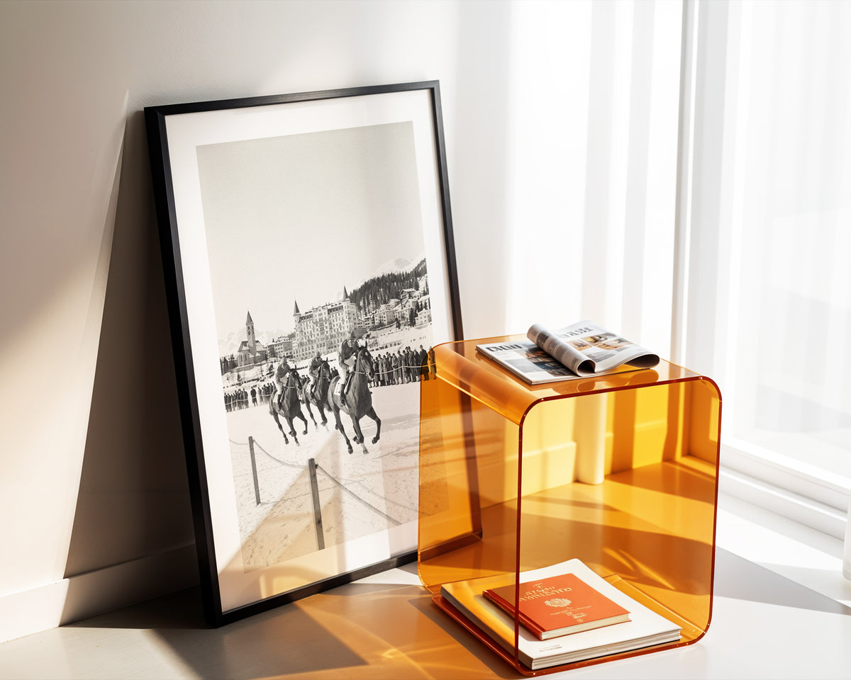 Winter Races 1932 - Vintage Horse Racing Photo Print