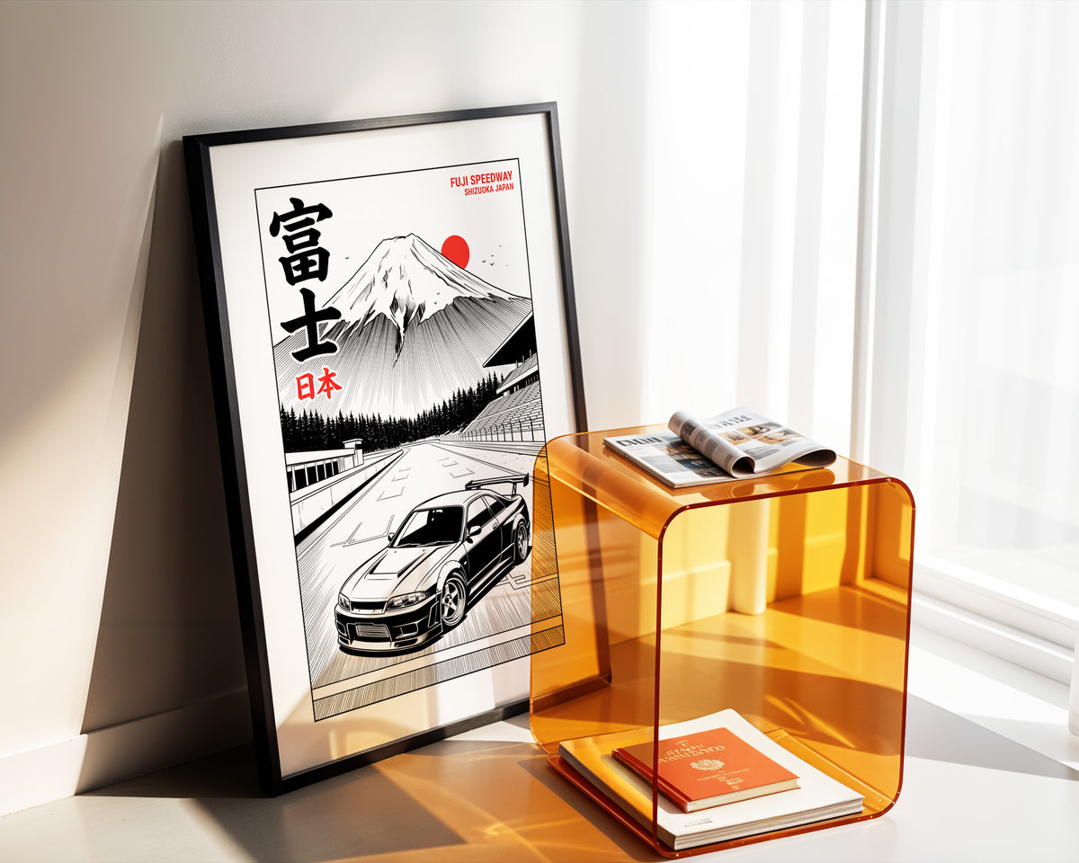 Fuji Speedway, Japan - JDM Manga Ink, Main Straight