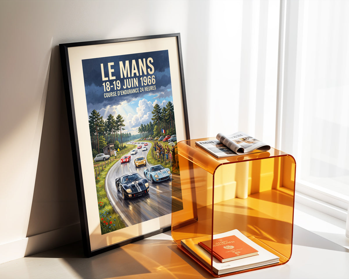 Le Mans 1966 — Daylight Curve poster