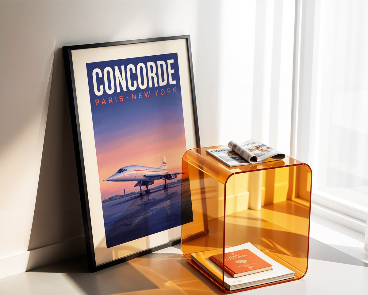 Concorde — Paris New York poster