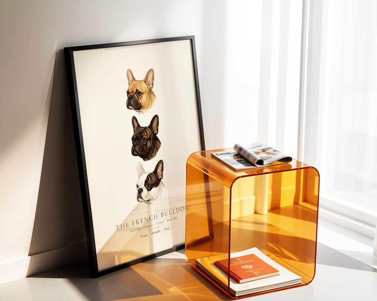 French Bulldog Three Colours Plate - The Kennel Book