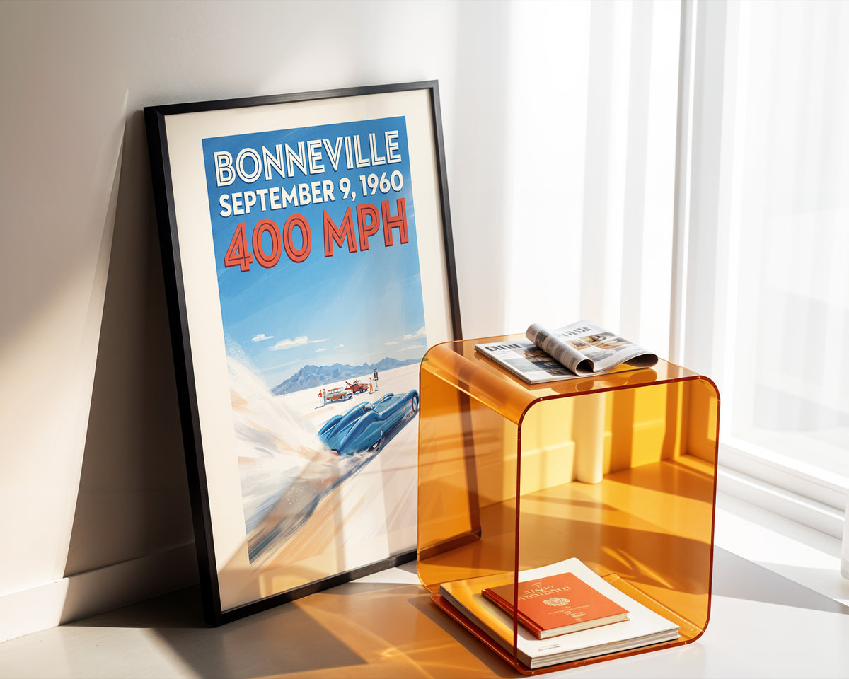 Bonneville 1960 — 400 MPH poster