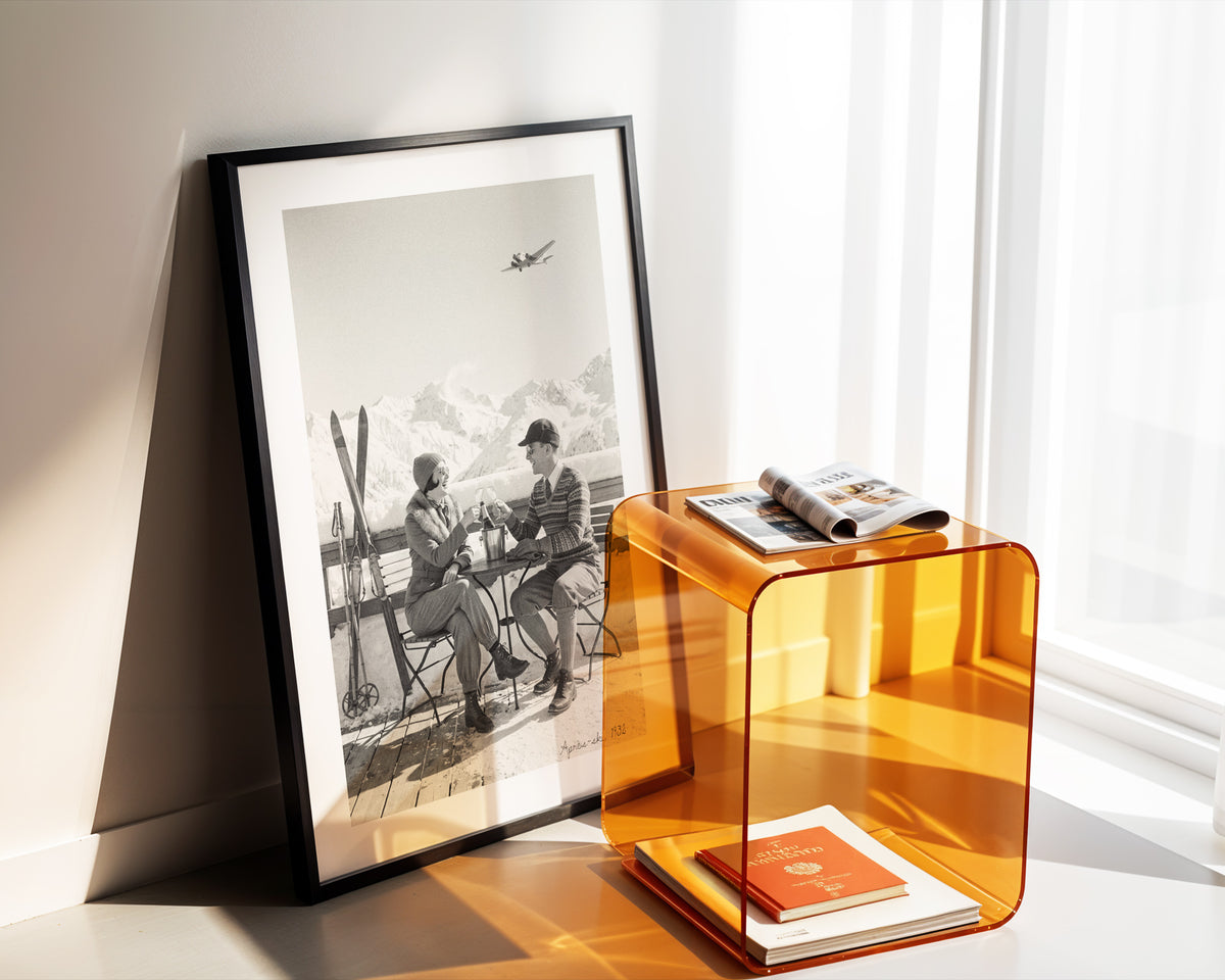 Apres Ski 1932 - Vintage Ski Photo Print