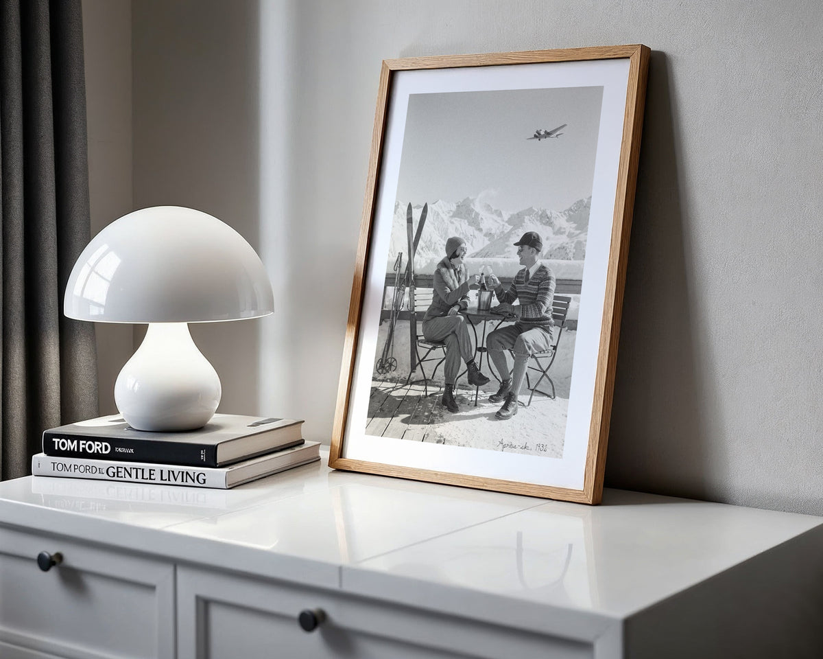 Apres Ski 1932 - Vintage Ski Photo Print