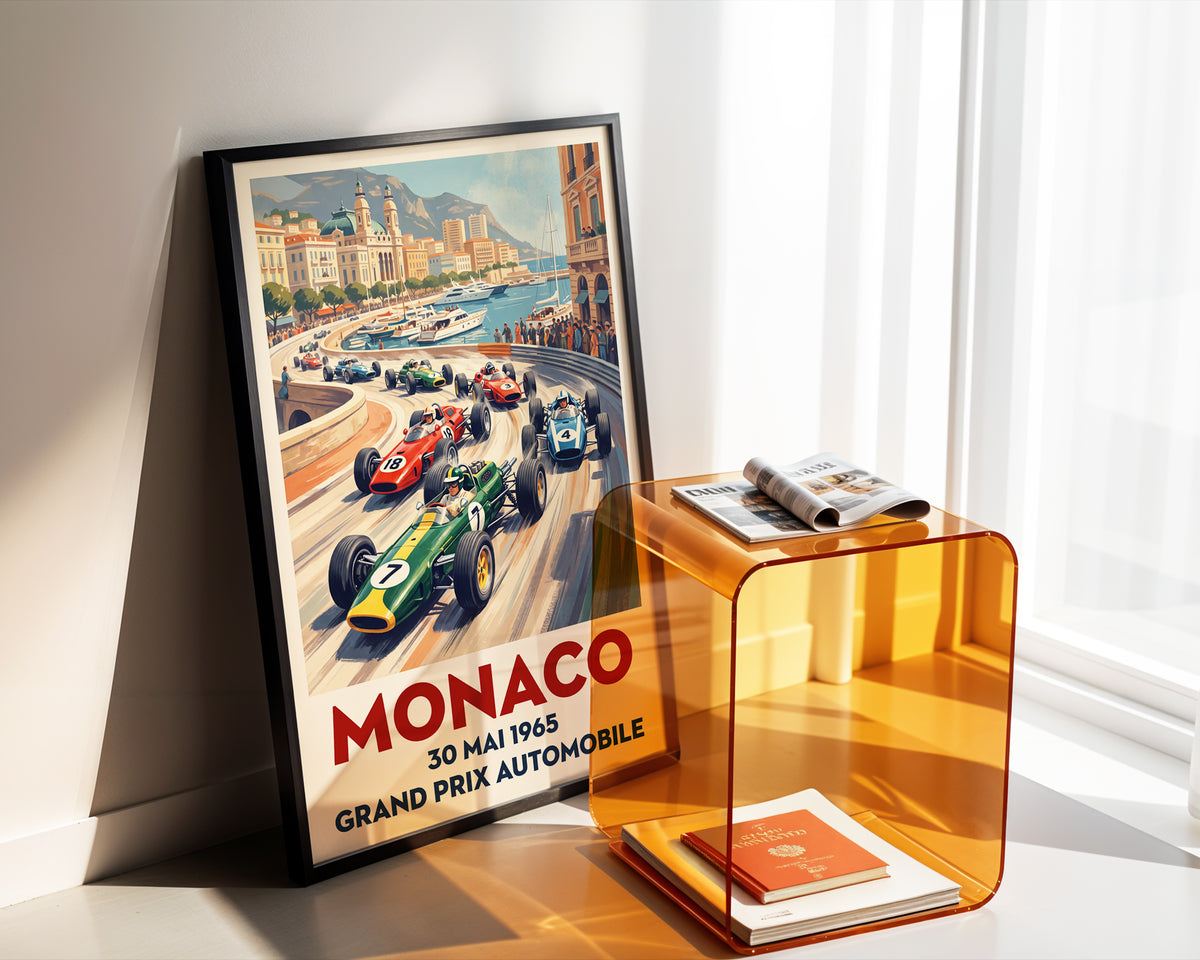 Monaco 1965 — Grand Prix Automobile poster