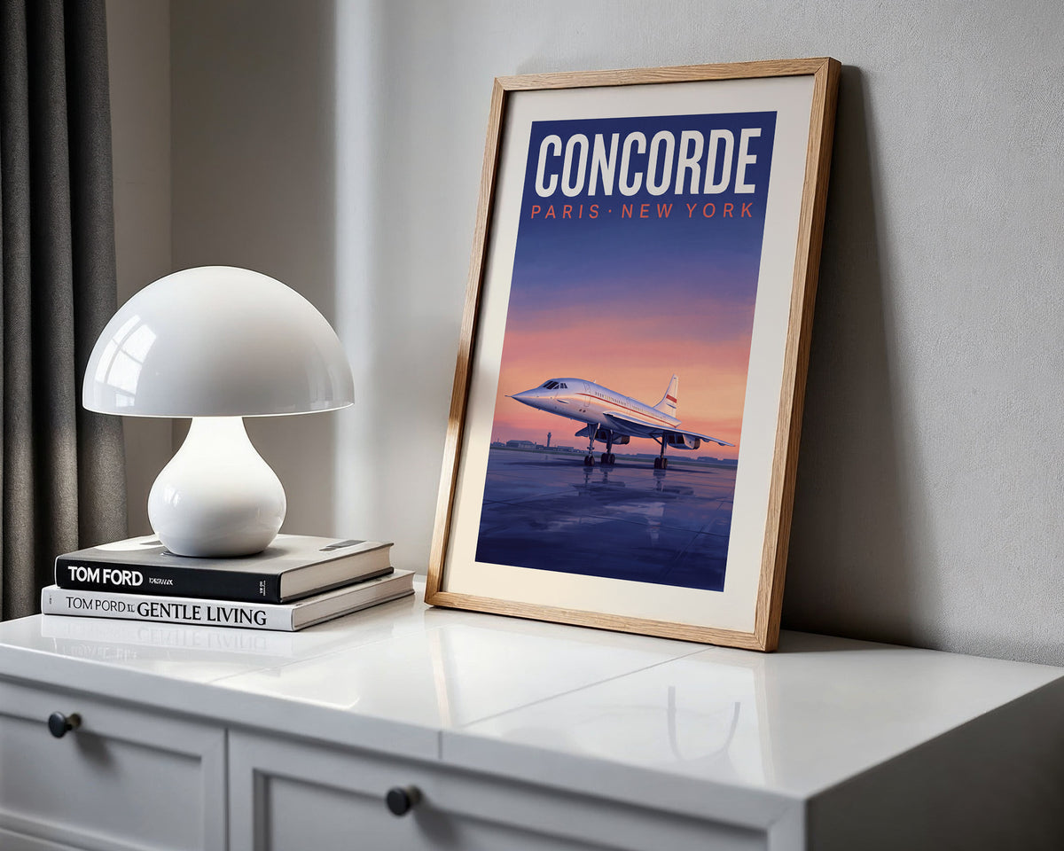 Concorde — Paris New York poster