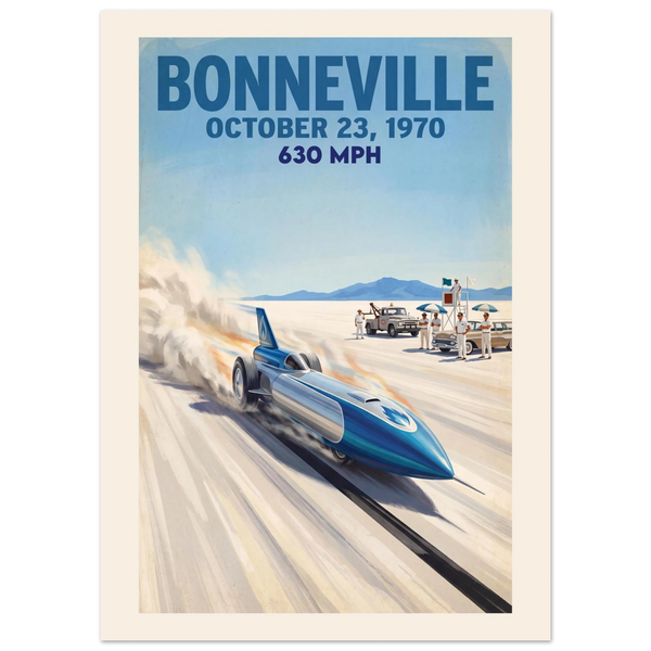 Bonneville 1970 — 630 MPH poster