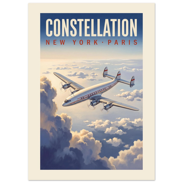 Constellation — New York Paris poster