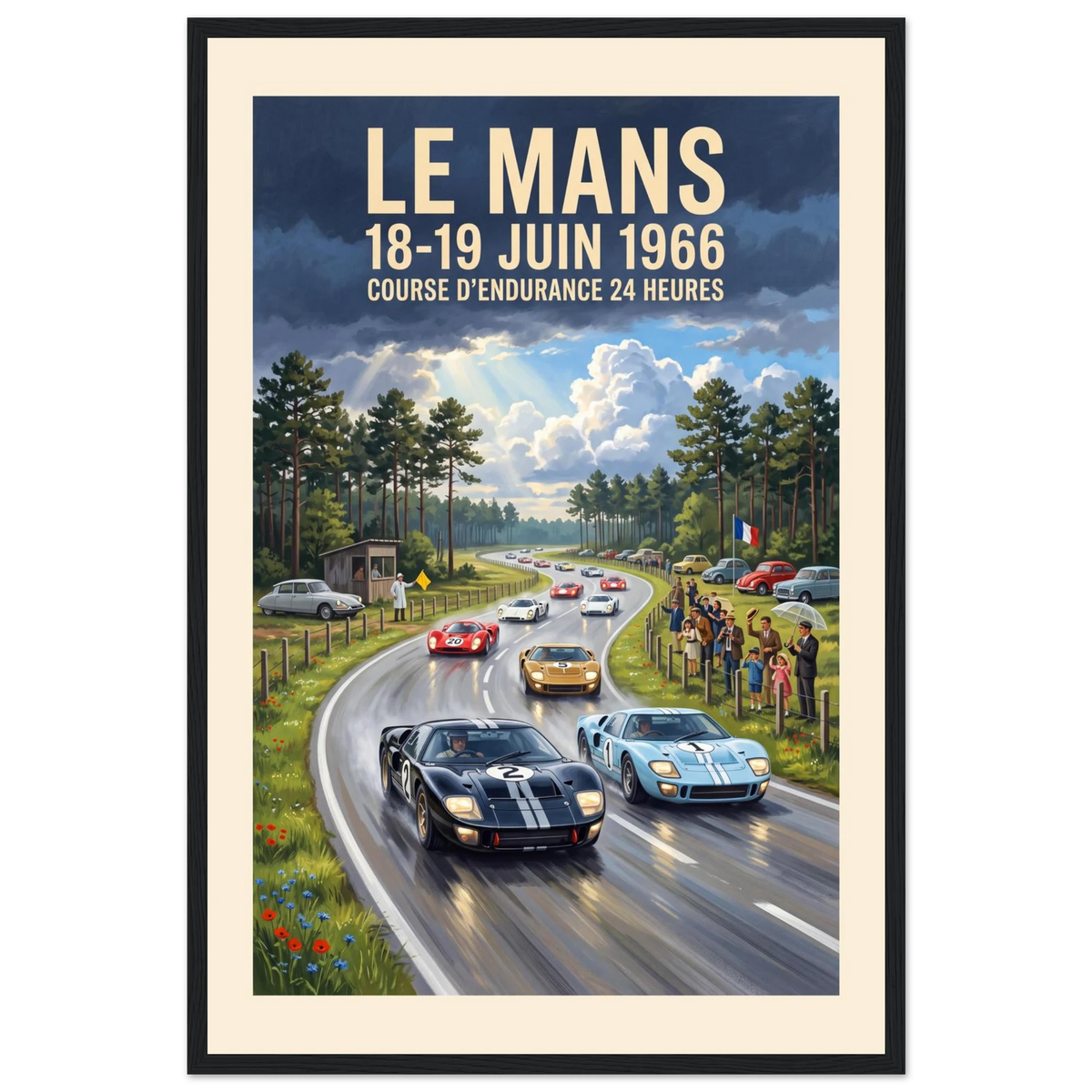 Le Mans 1966 — Daylight Curve poster