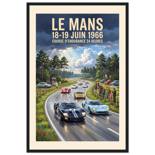 Le Mans 1966 — Daylight Curve poster