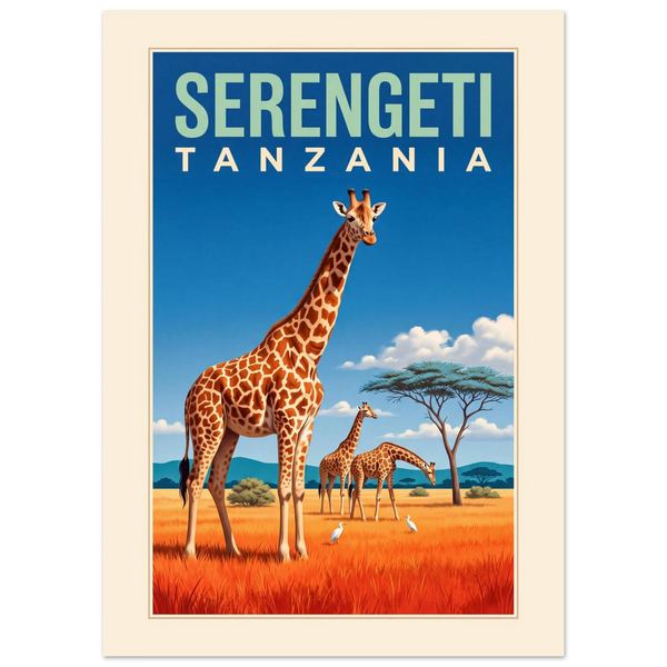 Serengeti — Tanzania poster