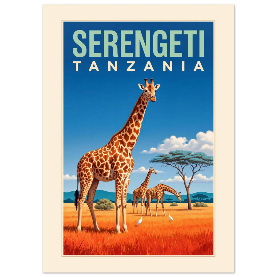 Serengeti — Tanzania poster