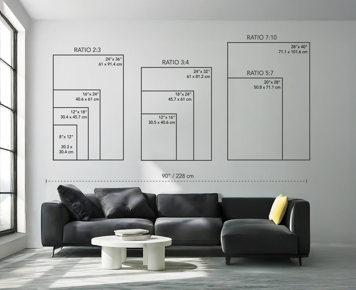 PressTheWorld poster formats compared side by side